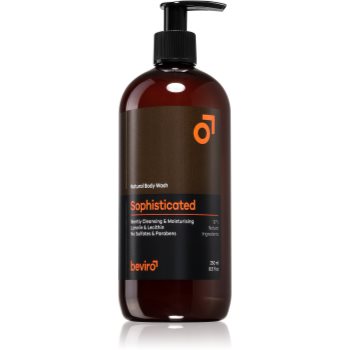 Beviro Natural Body Wash Sophisticated Gel de duș pentru bărbați - imagine 2